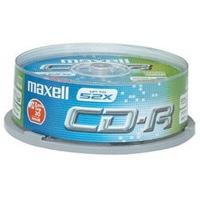 maxell cd r 700mb 80min 52x 25pk spindle