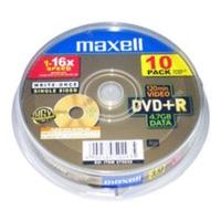 Maxell DVD+R 4, 7GB 120min 16x 10pk Spindle