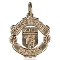 Manchester United Cut Out Crest Pendant - 9ct Gold