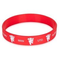 Manchester United Rubber Wristband - 12mm Width