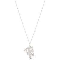 Manchester United Devil Pendant & Chain - Sterling Silver