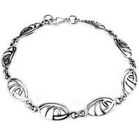 Mackintosh Rose Bracelet, Sterling Silver