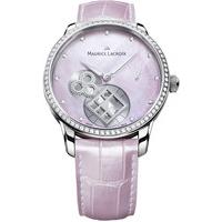 maurice lacroix watch masterpiece square wheel pink pearl