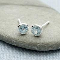 March Birthstone Earrings (Aquamarine)