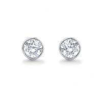Mappin & Webb Gossamer White Gold and Diamond Stud Earrings