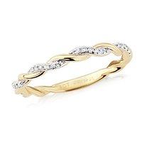 Mark Milton 9ct Yellow Gold and Diamond Ring