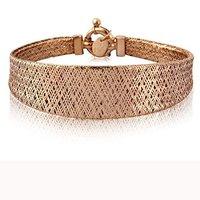 Mark Milton 18ct Rose Gold Plated Entwine Web Bracelet