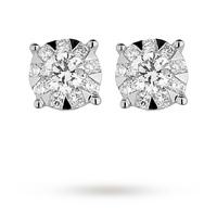 Mappin & Webb Brilliant Cut 0.51ct Solitaire Style Studs