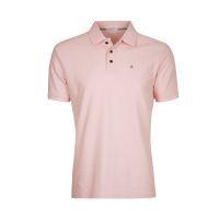 Manhattan Cotton Pique Polo Shirt - Baby Pink