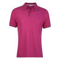 manhattan cotton pique polo shirt raspberry