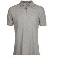 Manhattan Cotton Pique Polo Shirt - Grey