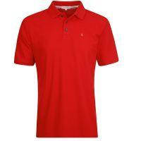 Manhattan Cotton Pique Polo Shirt - Red