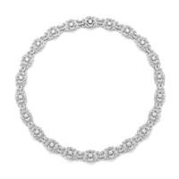 Mappin & Webb Floresco White Gold and Diamond Necklace
