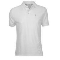 manhattan cotton pique polo shirt white