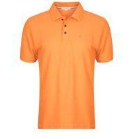 Manhattan Radical Cotton Pique Polo Shirt - Orange