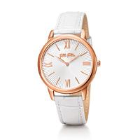 MATCH POINT ROSE GOLD WHITE WATCH