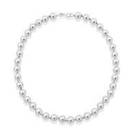 mappin webb sonnet silver necklace