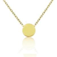 Mark Milton 9ct Yellow Gold Circle Slider Pendant Necklace