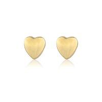 Mark Milton 9ct Yellow Gold Heart Stud Earrings