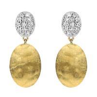 Marco Bicego Siviglia 18ct Yellow Gold 0.20ct Diamond Earrings