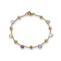 marco bicego paradise 18ct yellow gold mixed stone bracelet