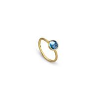 Marco Bicego Jaipur 18ct Yellow Gold Blue Topaz Ring