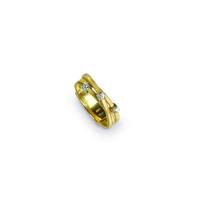 Marco Bicego Goa 18ct Yellow Gold 0.09ct Diamond Ring