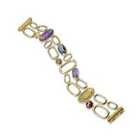 Marco Bicego Murano 18ct Yellow Gold Mixed Stone Bracelet