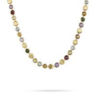 Marco Bicego Jaipur 18ct Yellow Gold Mixed Multi Stone Necklace