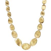 Marco Bicego Lunaria 18ct Yellow Gold Oval Necklace