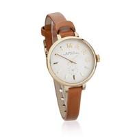 Marc by Marc Jacobs Sally White Dial Tan Leather Watch
