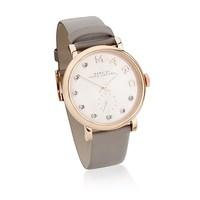 Marc by Marc Jacobs Baker Dexter Grey Leather Rose Gold Watch