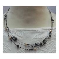 marks and spencer beaded necklace ms marks spencer size small black ne ...