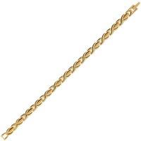 MagnaPower Gold-Plated Stainless Steel Hugs And Kisses Link Bracelet MP150
