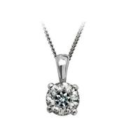 mastercut simplicity 18ct white gold 25ct diamond necklace c5pe001 025 ...