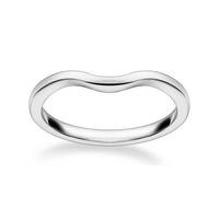 Mastercut Wave 18ct White Gold Dipped Wedding Ring C8RG009W