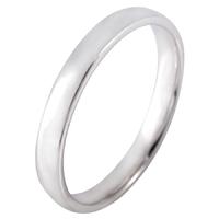 Mastercut Serenity 18ct White Gold Plain Court 2mm Wedding Ring C9RG009W