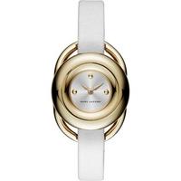 Marc Jacobs Ladies Jerrie Gold Plated Strap Watch MJ1446
