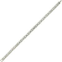 magnapower stainless steel flat link bracelet mp158