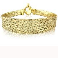 Mark Milton 18ct Yellow Gold Plated Entwine Web Bracelet