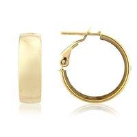 Mark Milton Yellow Gold Hoop Earrings