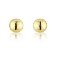 Mark Milton 9ct Yellow Gold Half Bead Stud Earrings
