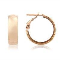 mark milton rose gold hoop earrings