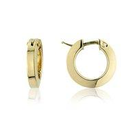 Mark Milton 9ct Yellow Gold Hoop Tube Earrings