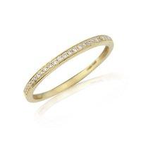 Mark Milton Yellow Gold And Diamond Half Eternity Ring