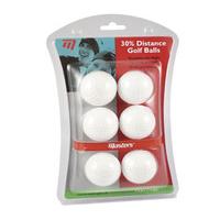 masters 30 distance golf balls 6 pack
