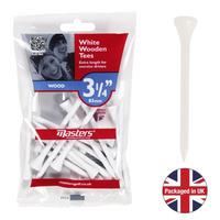 Masters Wood Tees 3 1/4 White - 15 Pack