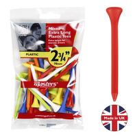 Masters Plastic Tees 2 3/4 Mixed - 30 Pack