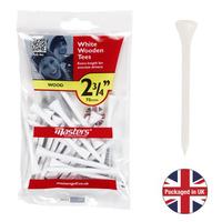 Masters Wood Tees 2 3/4 White - 20 Pack