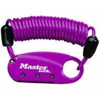 master lock carabiner with spiral cable